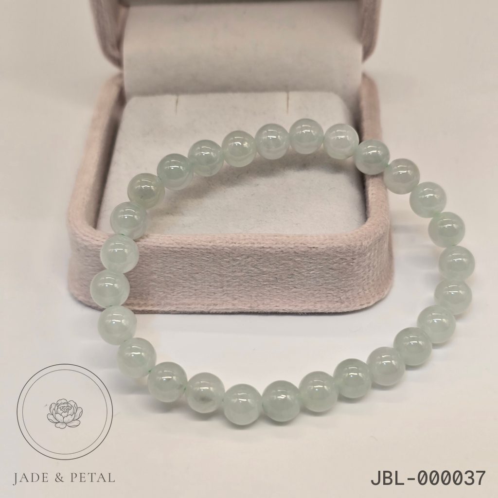 Jade Bead Bracelet — Round Beads