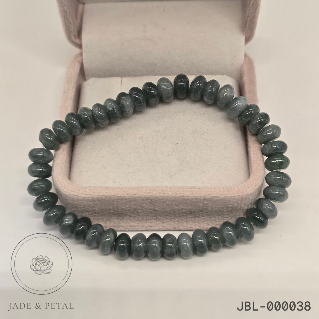 Jade Bead Bracelet — Abacus Cut